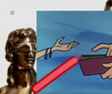 Kolejny kuriozalny pomysł TVP. Zmiany w sądach zilustrowała kadrem z kreskówki