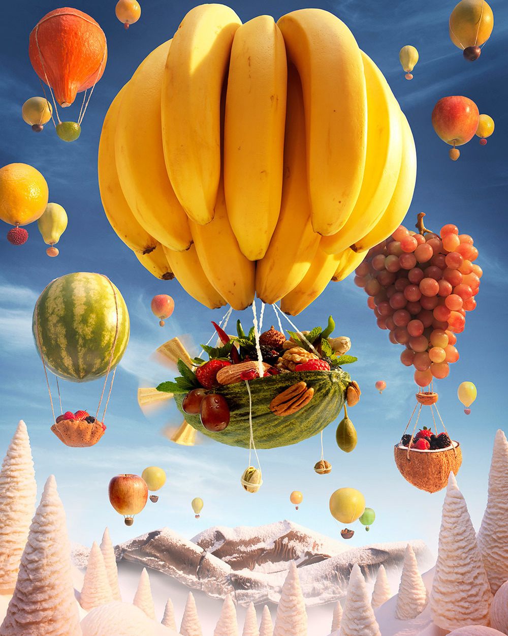 Kiść bananów- Pyszności
