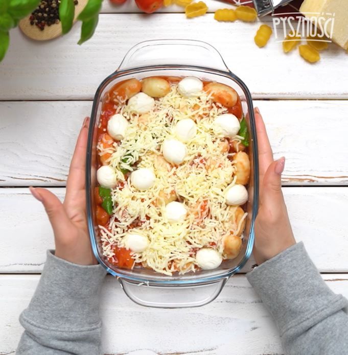 Zapiekane gnocchi- Pyszności