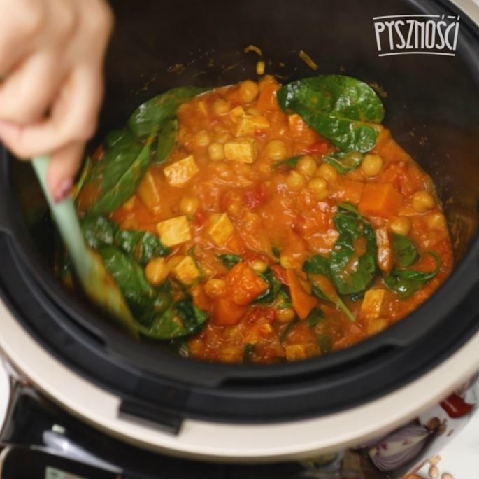 Wegańskie curry z ciecierzycą- Pyszności