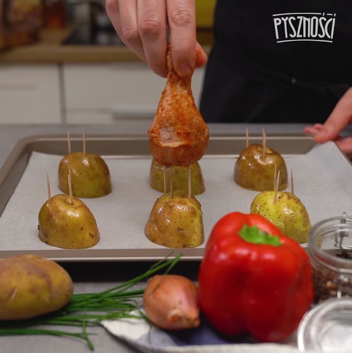 Udka z kurczaka z ziemniakami- Pyszności