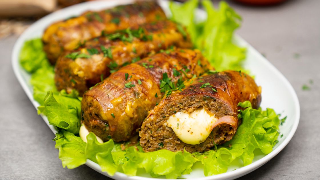 Mini roladki w boczku- Pyszności