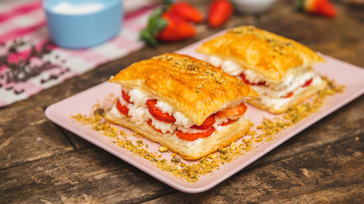 Ciasto francuskie na słodko- Pyszności