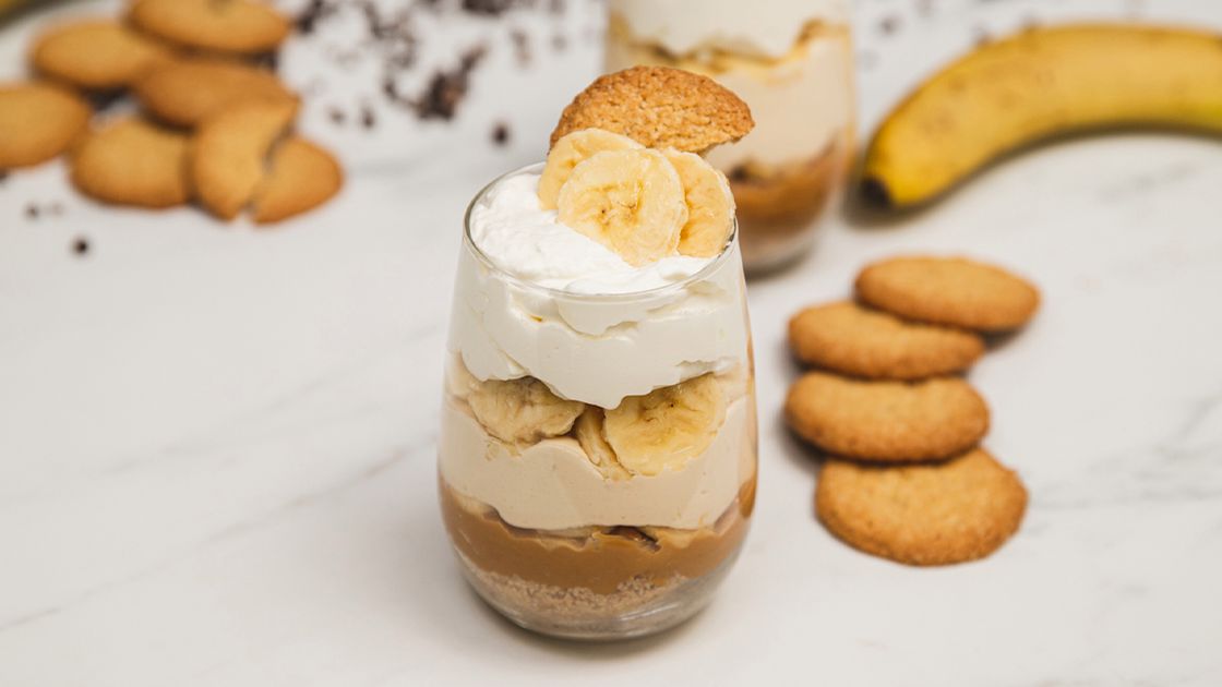 Warstwowy deser bananowy- Pyszności