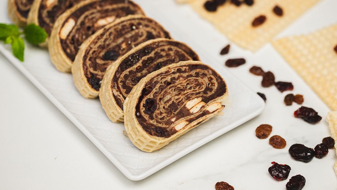 Prosta rolada z wafli- Pyszności