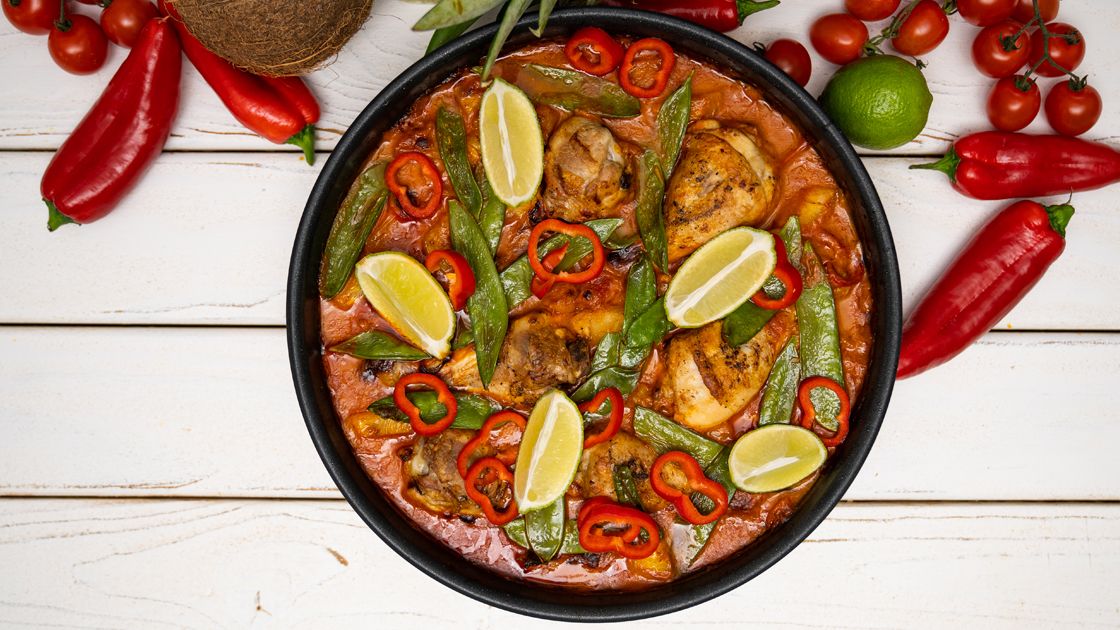 Pieczone udka w sosie curry - Pyszności