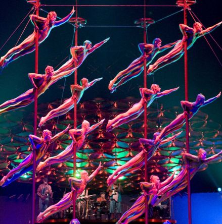 Cirque du Soleil - siła i wytrzymałość cyrkowców