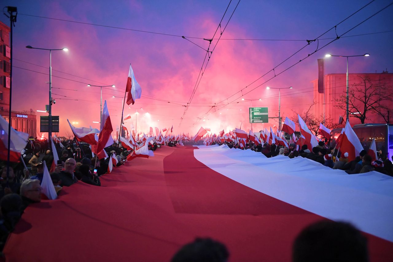 Martwy zakaz używania rac na zgromadzeniach. Nie są niebezpieczne