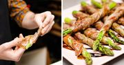 Chrupiące szparagi w szynce parmeńskiej. Efektowna i szybka przekąska na grilla