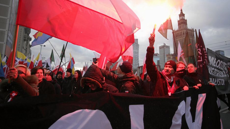 Policja szacuje, że w Marszu Niepodległości uczestniczyło ok. 60 tys. osób.