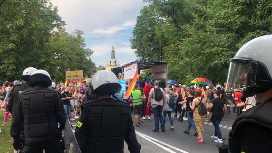 Białystok. Policja pilnuje bezpieczeństwa podczas Marszu Równości