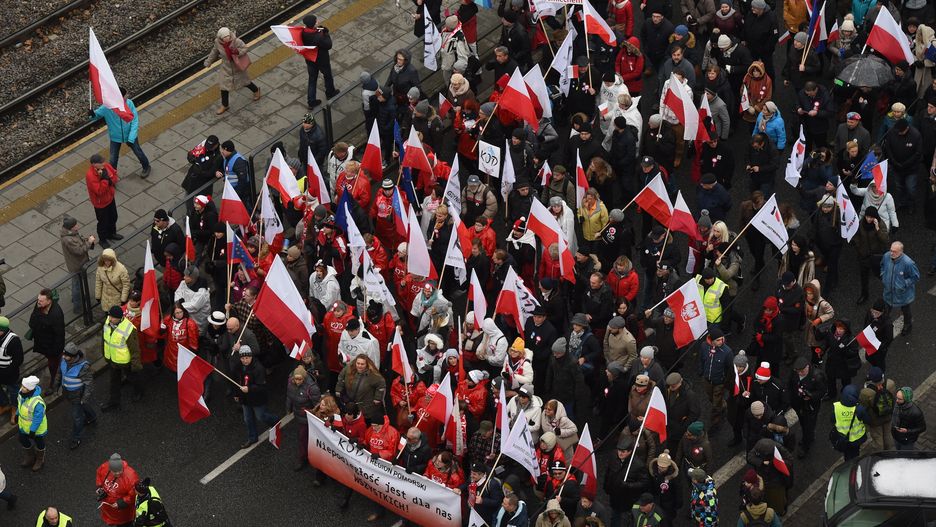Marsz KOD w Warszawie