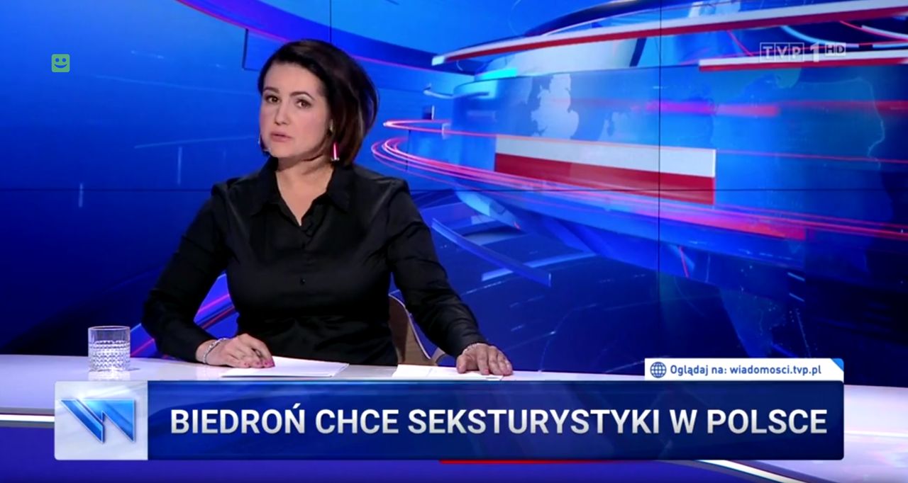 Nierzetelny materiał w "Wiadomościach" TVP. Robert Biedroń reaguje