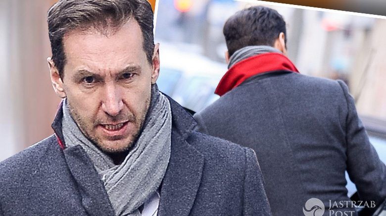 Piotr Kraśko spaceruje po Warszawie