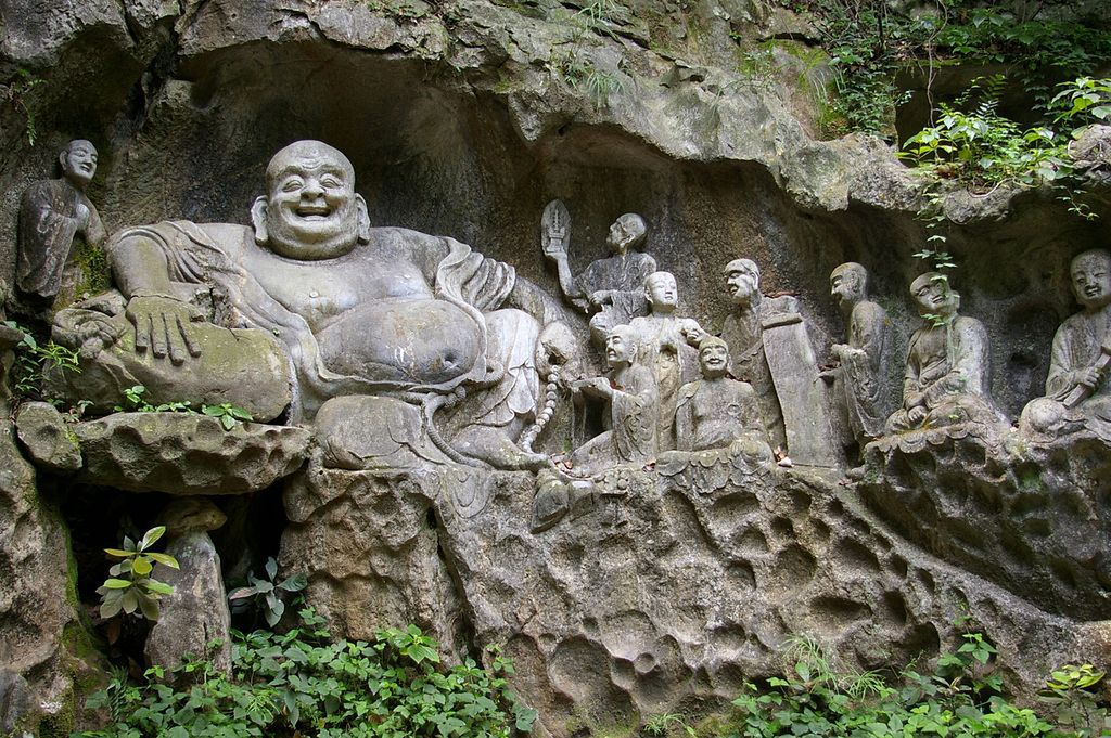 Śmiejący się Budda w Hangzhou, Chiny