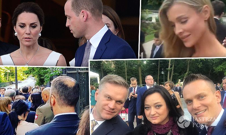 Polskie gwiazdy na spotkaniu z Kate i Williamem w Łazienkach: Joanna Krupa, Gosia Baczyńska, Bartosz Węglarczyk, Dawid Woliński