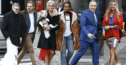 Gwiazdy w "Dzień Dobry TVN": Małgorzata Rozenek, Iwona Burnat, Wojciech Amaro z księdzem...