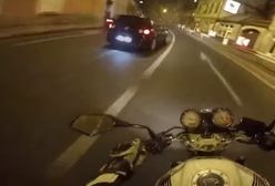 Ścigał się w mieście. Nie przewidział, co się może stać