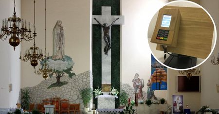 Pierwszy opłatomat stanie w lubelskim kościele. "Nic dziwnego. Młodzi już tacy nie rozumieją"