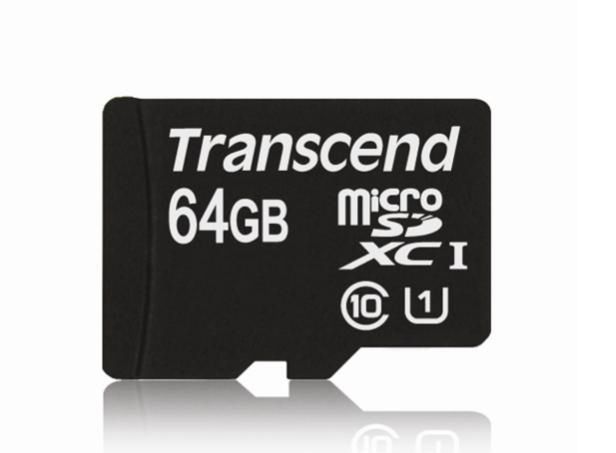 64GB w nowej karcie microSDXC od Transcenda