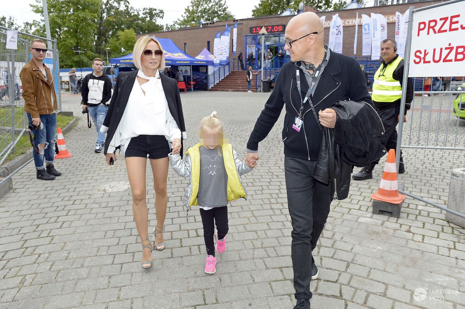 Ania Wyszkoni z córką na próbie - Opole 2017