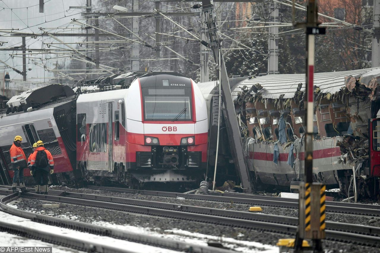 Katastrofa kolejowa w Austrii. Nie żyje jedna osoba