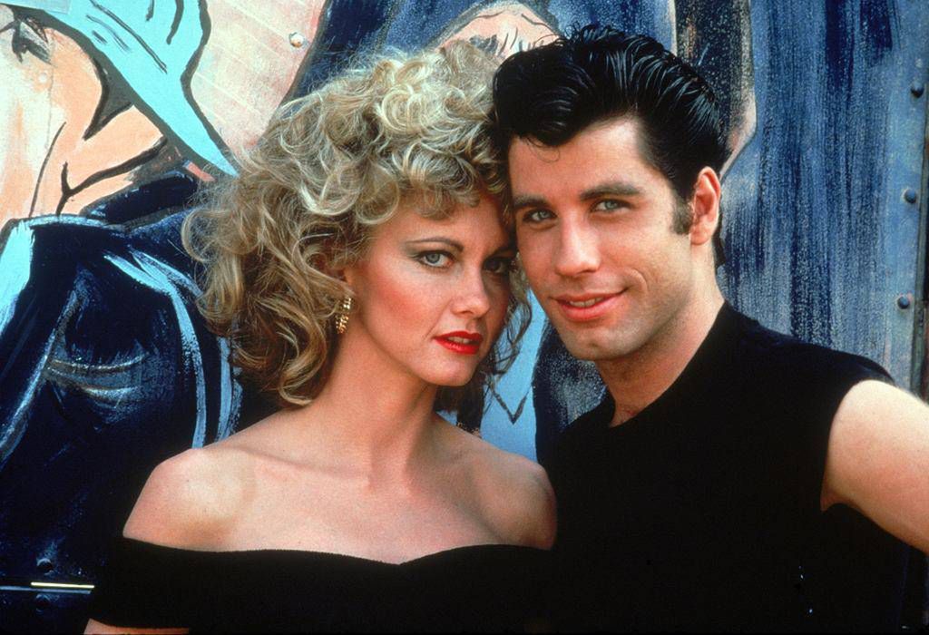 Olivia Newton-John i John Travolta w filmie Greace