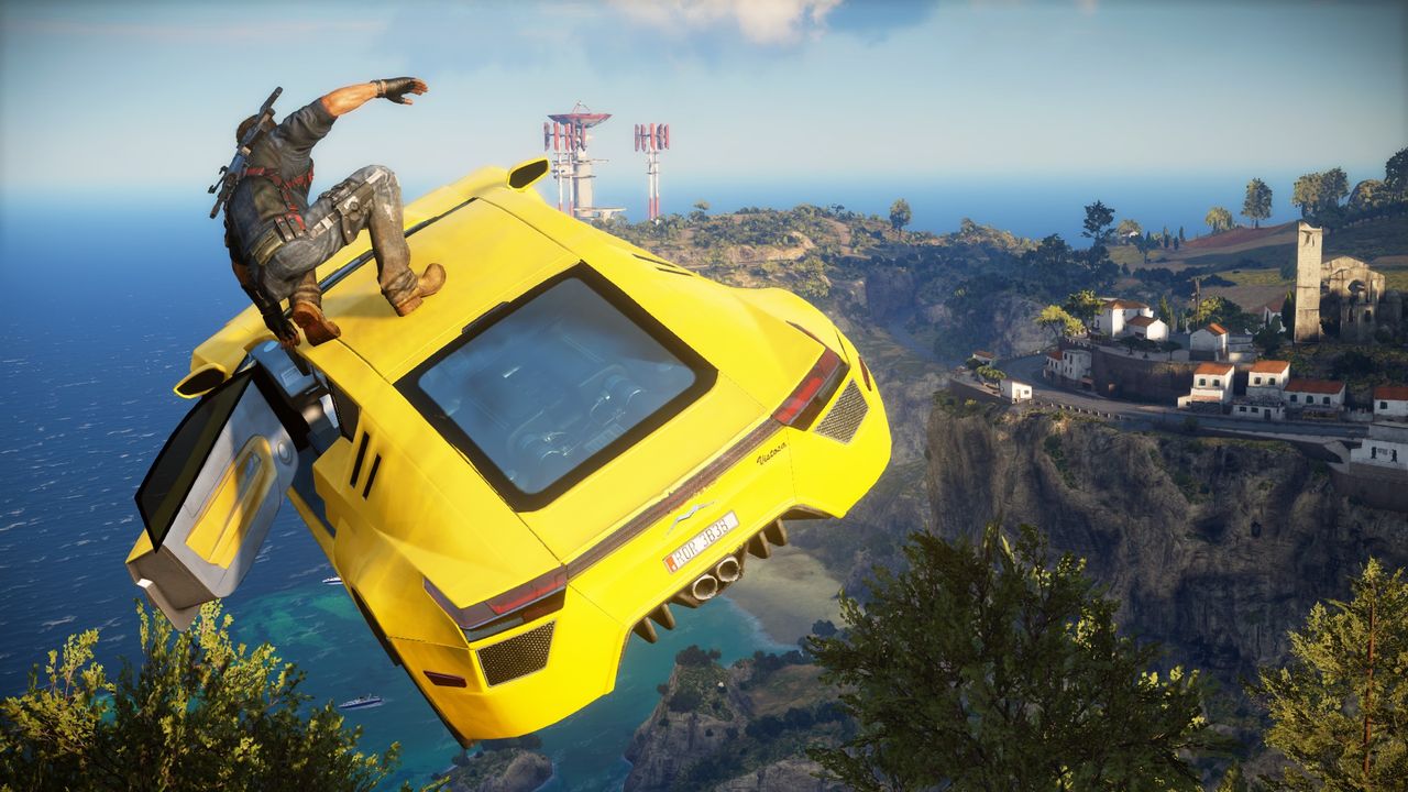 Wybuchy, tropiki i dużo podniebnej akcji na obrazkach z Just Cause 3 [GALERIA]