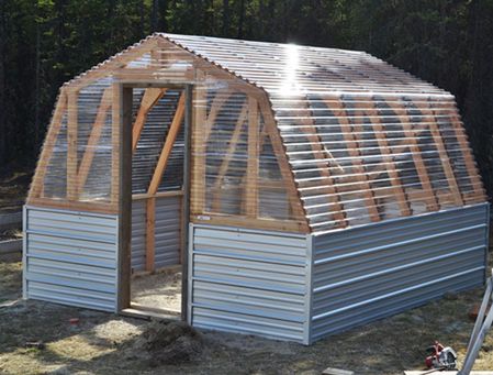 Barn Style Greenhouse