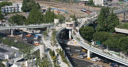 W miejscu dawnej autostrady powstają ogrody. To nowy pomysł władz Seulu