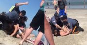 Policjant pobił plażowiczkę. Szokujące nagranie z USA