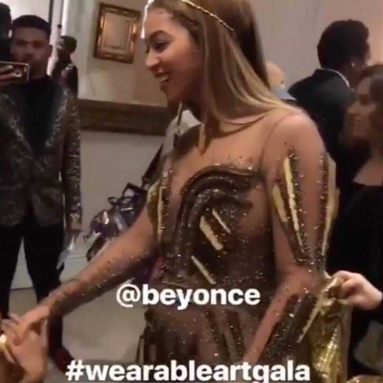 Beyonce z córką Blue Ivy na licytacji