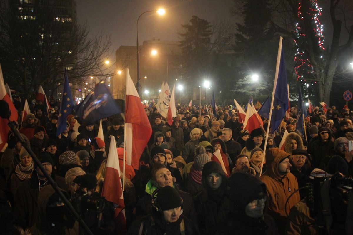 Jest wyrok sądu ws. protestu przed Sejmem: oskarżeni są niewinni