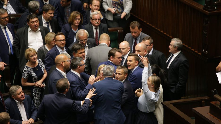 Awantura w Sejmie po słowach Jarosława Kaczyńskiego do opozycji 18 lipca 2017 roku