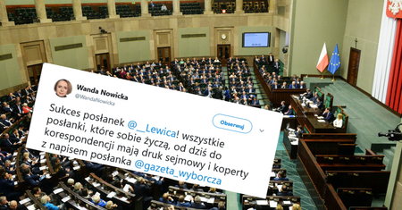 Żeńskie końcówki w Sejmie. Sukces posłanek z Lewicy