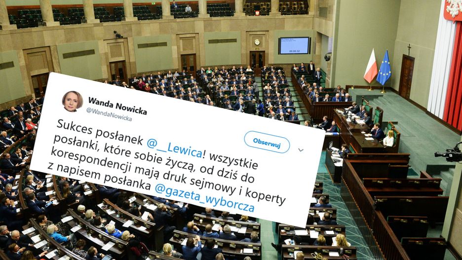Wanda Nowicka ogłosiła sukces Lewicy