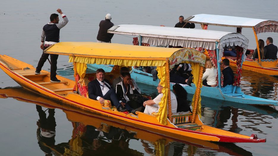  Europoseł PiS Bogdan Rzońca podczas wizyty w Kaszmirze