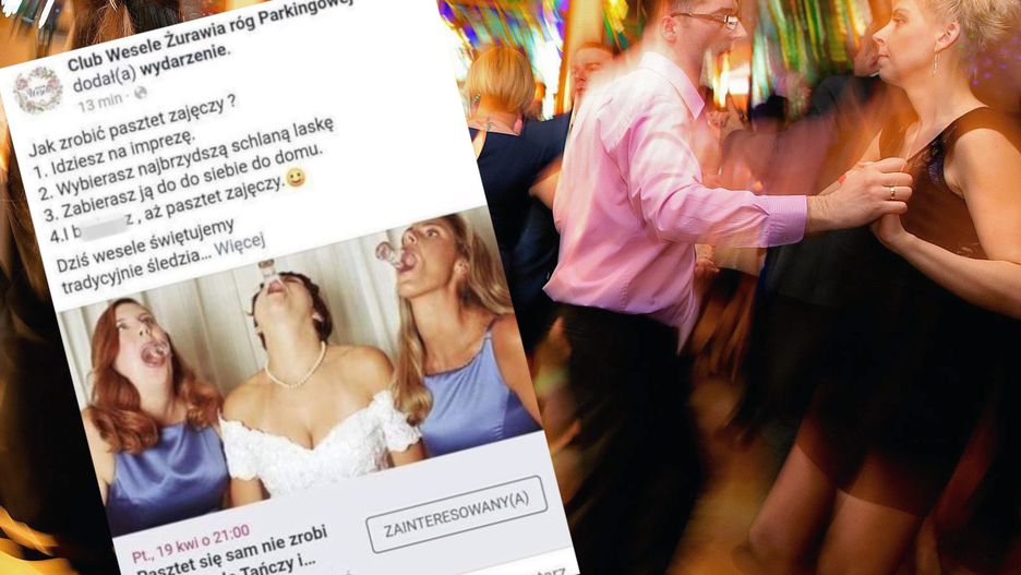 Wpis na fanpage'u klubu Wesele wywołał burzę