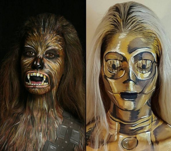 Niesamowity makijaż. Ona potrafi zamienić każdego w bohatera komiksów