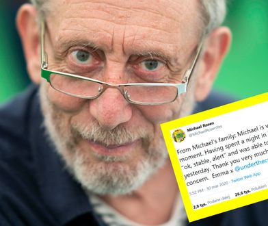 Michael Rosen trafił do szpitala. "Jest w bardzo kiepskim stanie"