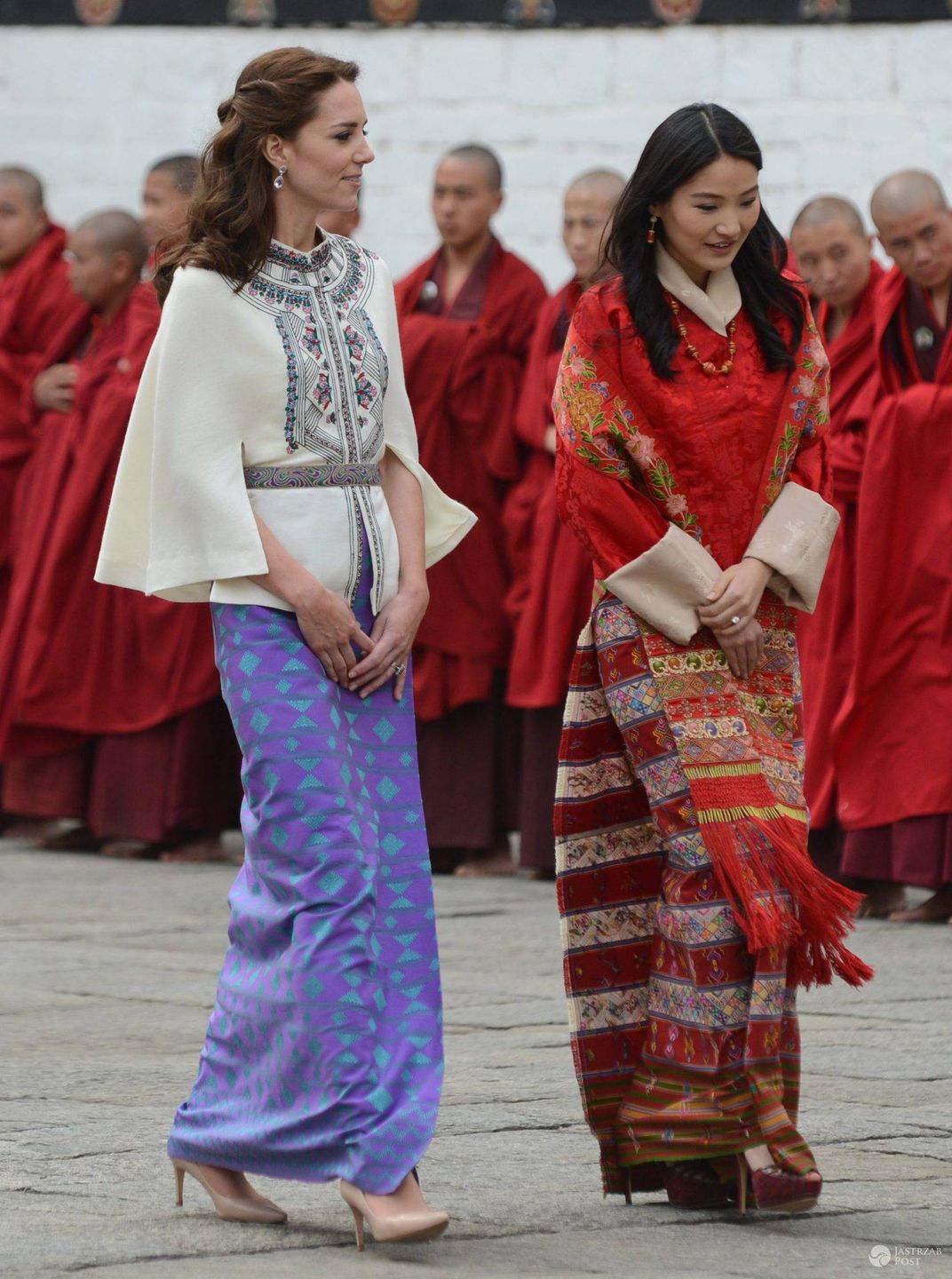 Księżna Kate i królowa Bhutanu Jetsun (fot. ONS)
