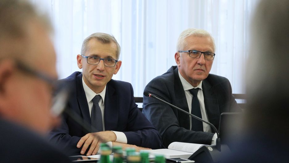 Senator Krzysztof Kwiatkowski, przewodniczący Komisji Ustawodawczej