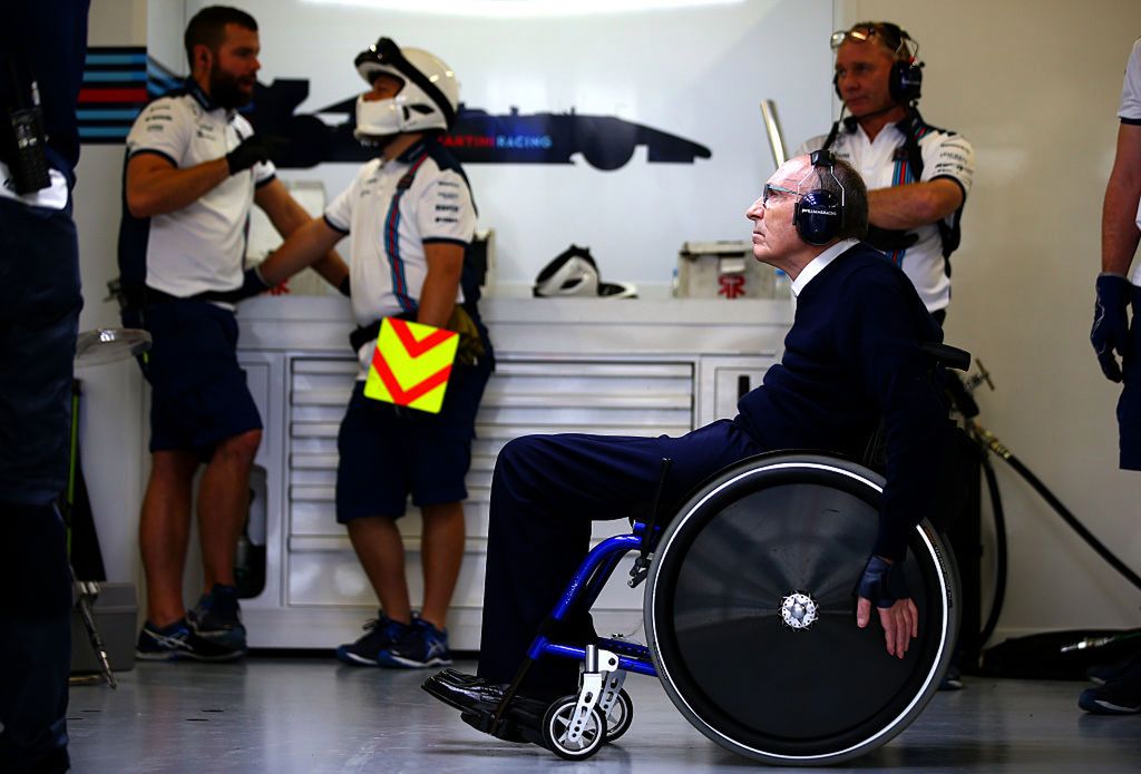 Frank Williams miał wypadek w 1986 r.