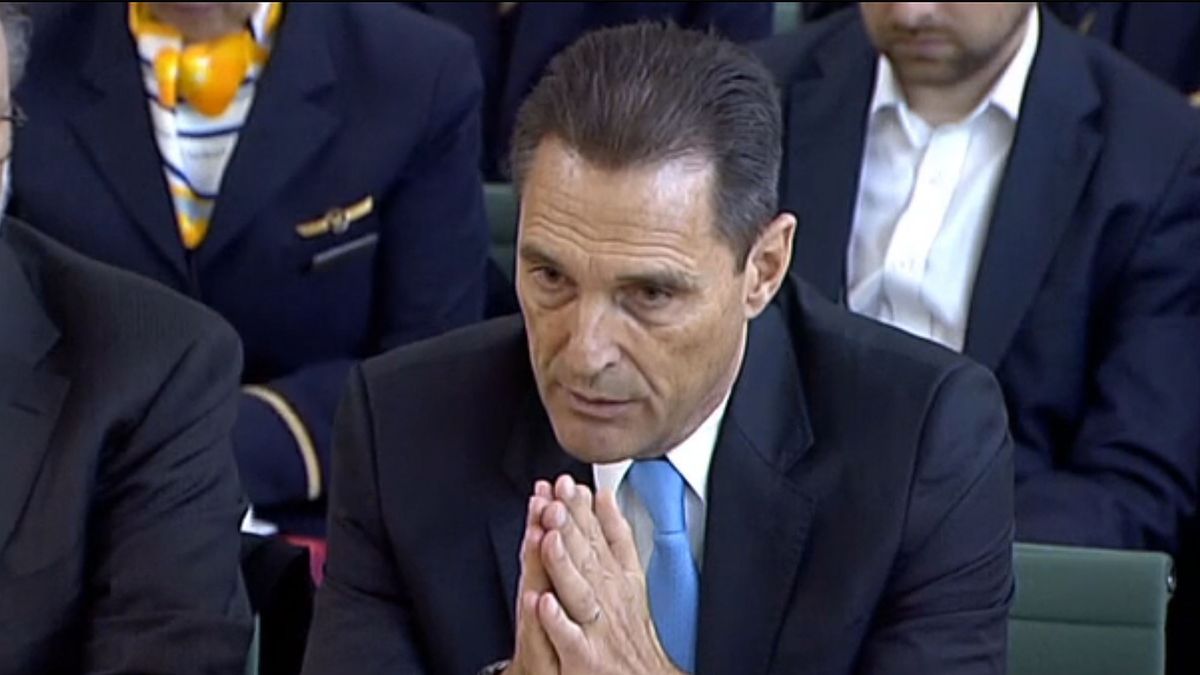 Były prezes biura podróży Thomas Cook - Peter Fankhauser.