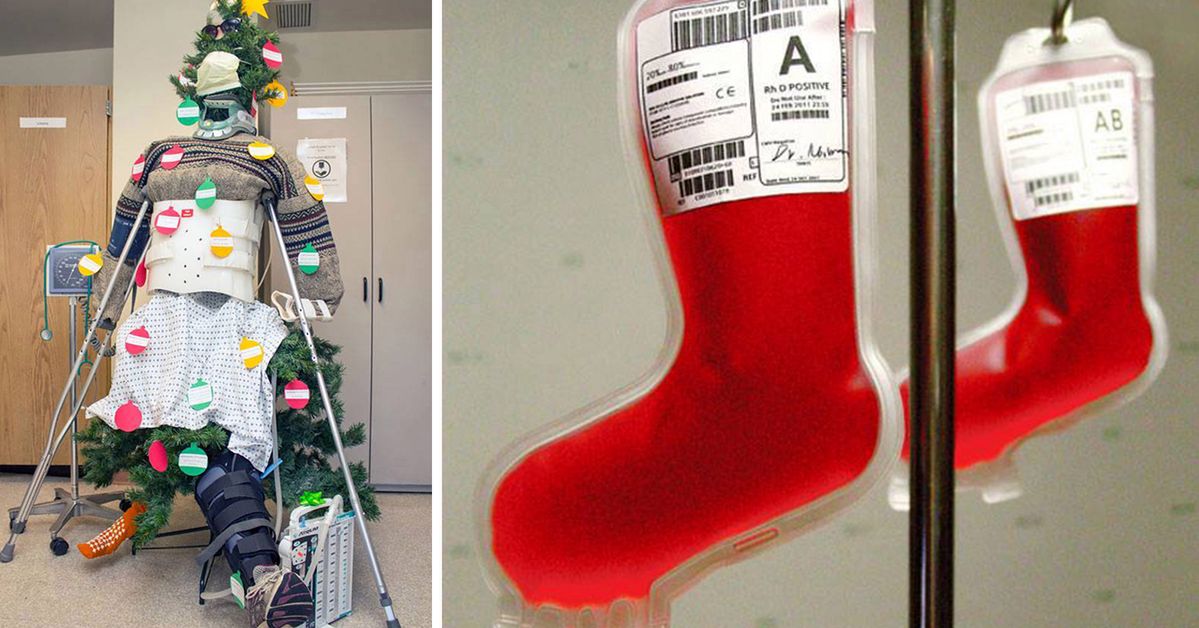 25 Ingenious Nurses Who Created a Christmas Atmosphere in Hospitals