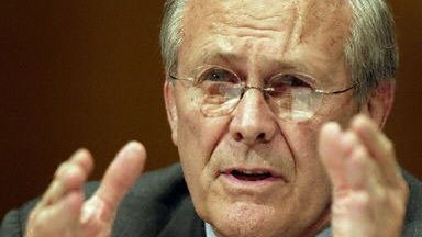 Donald Rumsfeld ma poparcie Amerykanów