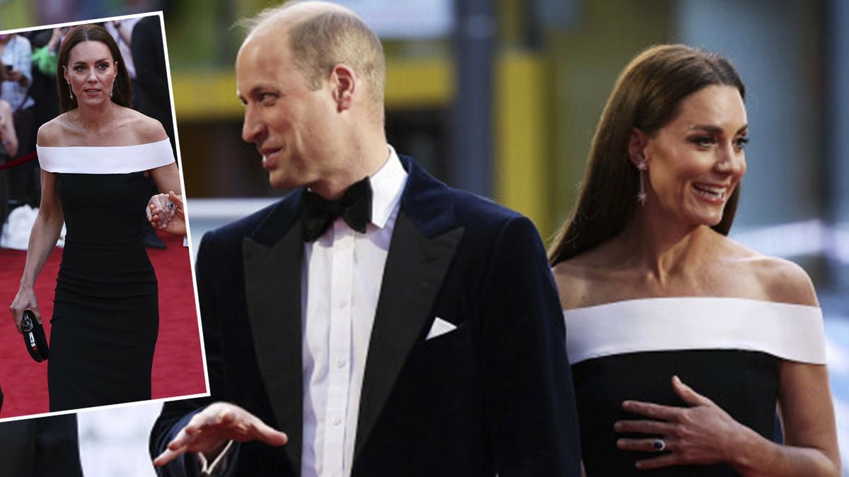 Kate i William na premierze "Top Gun: Maverick". Księżna ma talię seksbomby, ale po co znów pogwałciła protokół?