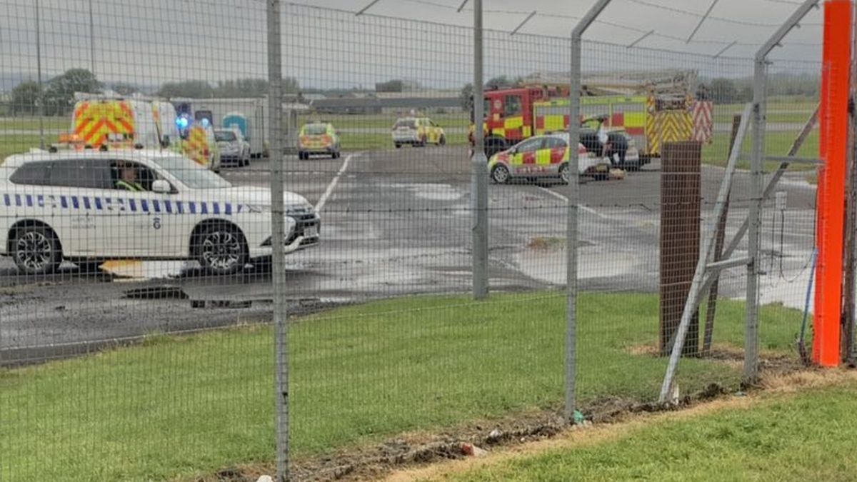 lotnisko glasgow samolot