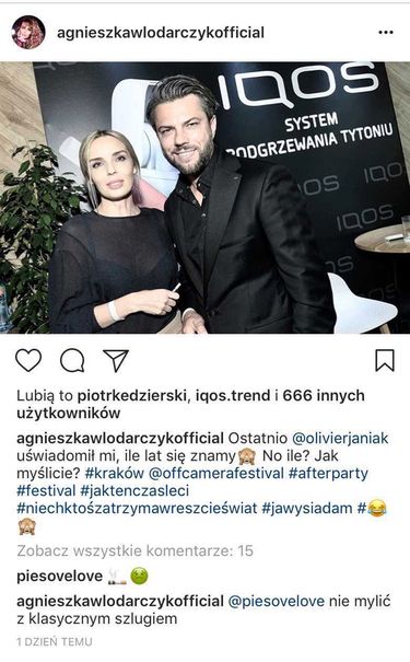 Agnieszka Włodarczyk i Olivier Janiak -IQOS