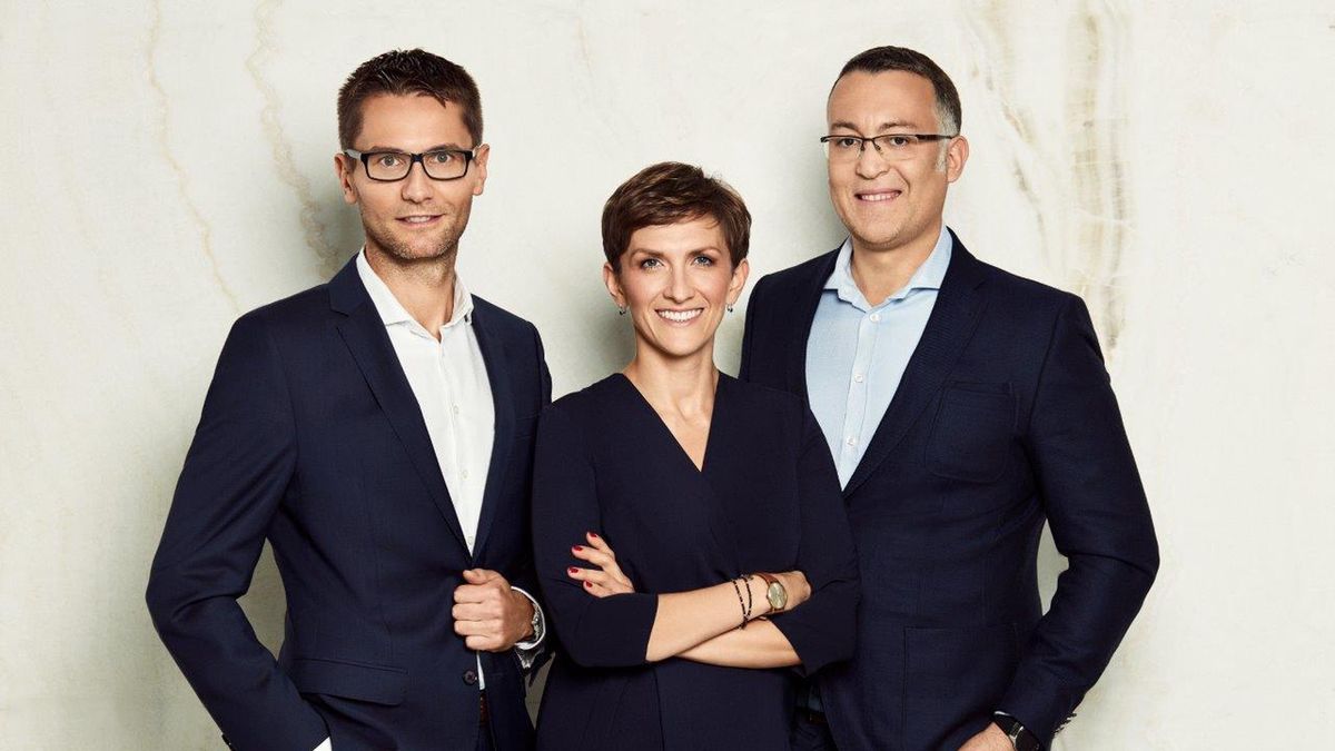 Od lewej: Kamil Pachuta, dyrektor IT, Edyta Musielak, dyrektor sprzedaży i CEO Jakub Wrede.
